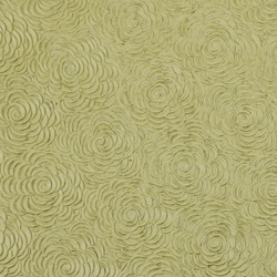 Indian Embossed Paper - CABBAGE ROSE - OLIVE