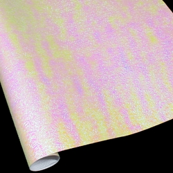 Iridescent Paper - CRACKLED ICE - OPAL WHITE