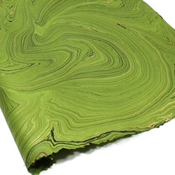 Jute Fiber Paper - PEAR GREEN MARBLE