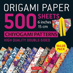 6" Origami Paper and Instruction Kit - CHIYOGAMI PATTERNS