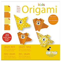 6" Kids Origami Paper Pack - DOG