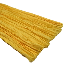Thai Pleated Unryu/Mulberry Paper - YELLOW