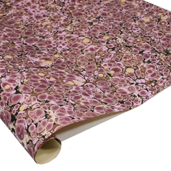Brazilian Marbled Paper - FRENCH SHELL - Magenta