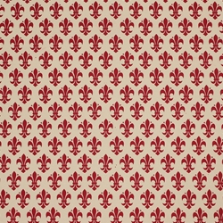 Italian Carta Varese Origami Paper - Fleur-De-Lis - RED