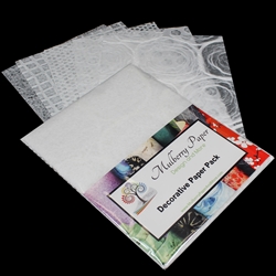 White Lace Paper Pack (10 Sheets of 8.5" x 11" Paper)