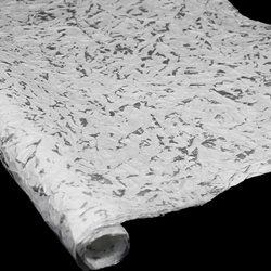 Thai Silver Brushed Wrinkle Paper - WHITE