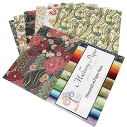 Italian Florentine Paper Pack - FLORAL AND VINES