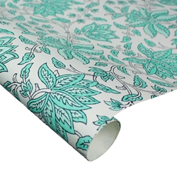 Indian Cotton Rag Block Printed Paper - Bouquet - BREEZE
