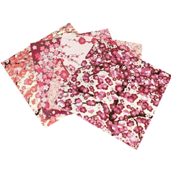 Assorted 6" Chiyogami Origami 16 Sheet Pack - PINK BLOSSOMS