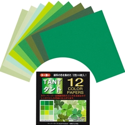 Tant Origami Paper Pack - GREENS