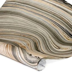Thai Marbled Paper - BLACK/GOLD/SILVER